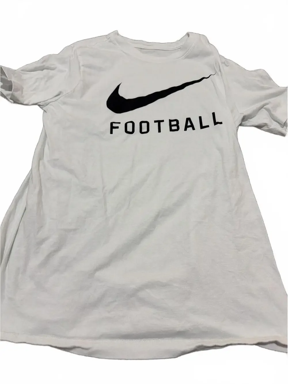 Nike Boys Football White Tee Regular XL